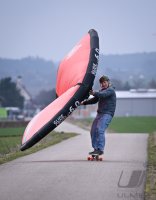 Klaus Leins beim Wingskating