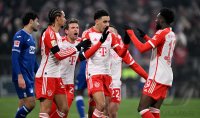 Fussball 1. Bundesliga 23/24: FC Bayern Muenchen - TSG 1899 Hoffenheim