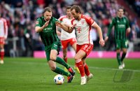 Fussball 1. Bundesliga 23/24: FC Bayern Muenchen - Borussia Moenchengladbach