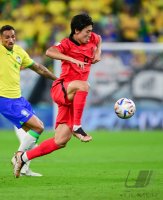 FUSSBALL WM 2022 Achtelfinale: Brasilien - Suedkorea