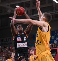 Basketball 1. Bundesliga 23/24: Tigers Tuebingen - ratiopharm Ulm