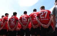 Fussball Regionalliga Sued, Familientag TSG Balingen Fotoshooting Media Day