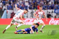 FUSSBALL WM 2022 Achtelfinale: Japan - Kroatien