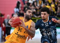 Basketball 1. Bundesliga 23/24: Tigers Tuebingen - MLP Academics Heidelberg