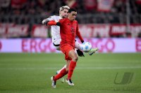 Fussball  DFB Pokal Achtelfinale  24/25: FC Bayern Muenchen - Bayer 04 Leverkusen