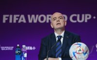 FUSSBALL WM 2022 Eroeffnung Pressekonferenz: FIFA Praesident Gianni Infantino (Schweiz)