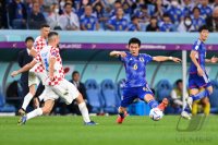 FUSSBALL WM 2022 Achtelfinale: Japan - Kroatien