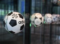 Adidas WM Ball 1974 im Home of FIFA in Zuerich