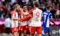 Fussball 1. Bundesliga 23/24: FC Bayern Muenchen - SV Darmstadt 98