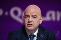 FUSSBALL WM 2022 Eroeffnung Pressekonferenz: FIFA Praesident Gianni Infantino (Schweiz)