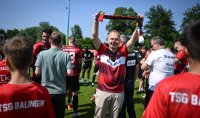 Fussball Relegation zur Regionalliga Sued 2024/2025
TSG Balingen - Tuerk Guecue Friedberg