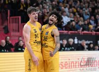 Basketball 1. Bundesliga 23/24: Tigers Tuebingen - Wuerzburg Baskets