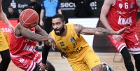 Basketball 1. Bundesliga 23/24: Tigers Tuebingen - Wuerzburg Baskets