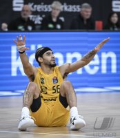 Basketball 1. Bundesliga 23/24: Tigers Tuebingen - HAKRO Merlins Crailsheim