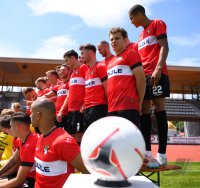 Fussball Regionalliga Sued, Familientag TSG Balingen Fotoshooting Media Day