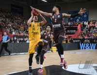 Basketball 1. Bundesliga 23/24: Tigers Tuebingen - EWE Baskets Oldenburg