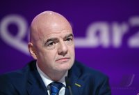 FUSSBALL WM 2022 Eroeffnung Pressekonferenz: FIFA Praesident Gianni Infantino (Schweiz)