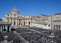 Vatikan, Rom Ostermesse 2023  Papst Franziskus I.