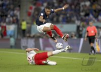 FUSSBALL WM 2022 Vorrunde: Frankreich - Daenemark