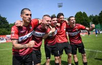 Fussball Relegation zur Regionalliga Sued 2024/2025
TSG Balingen - Tuerk Guecue Friedberg