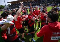 Fussball Relegation zur Regionalliga Sued 2024/2025
TSG Balingen - Tuerk Guecue Friedberg
