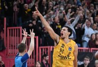 Basketball 1. Bundesliga 23/24: Tigers Tuebingen - Wuerzburg Baskets