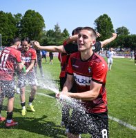 Fussball Relegation zur Regionalliga Sued 2024/2025
TSG Balingen - Tuerk Guecue Friedberg