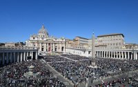 Vatikan, Rom Ostermesse 2023  Papst Franziskus I.