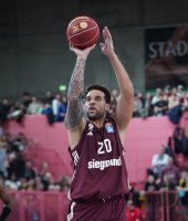 Basketball 1. Bundesliga 23/24: Tigers Tuebingen - FC Bayern Muenchen Basketball