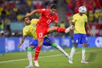 FUSSBALL WM 2022 Vorrunde: Brasilien - Schweiz