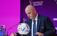 FUSSBALL WM 2022 Eroeffnung Pressekonferenz: FIFA Praesident Gianni Infantino (Schweiz)