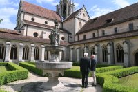 Auswaertige Kabinettssitzung im Kloster Bebenhausen (Sommerrefektorium)