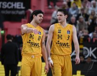 Basketball 1. Bundesliga 23/24: Tigers Tuebingen - FC Bayern Muenchen Basketball