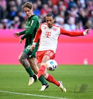 Fussball 1. Bundesliga 23/24: FC Bayern Muenchen - Borussia Moenchengladbach