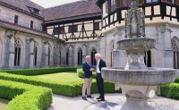 Auswaertige Kabinettssitzung im Kloster Bebenhausen (Sommerrefektorium)