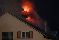 Wohnhausbrand Ortsmitte Starzach - Wachendorf