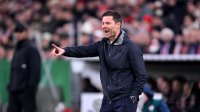 Fussball  DFB Pokal Achtelfinale  24/25: FC Bayern Muenchen - Bayer 04 Leverkusen