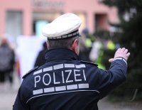 Demonstration auf dem Rottenburger Marktplatz (Kreis Tuebingen)