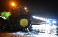 Themenbild: Bauernprotest in Rottenburg (Kreis Tuebingen), Blockade Autobahnzubringer B 28