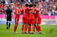 Fussball 1. Bundesliga 22/23: FC Bayern Muenchen - FC Schalke 04