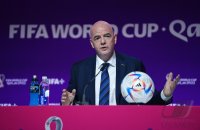 FUSSBALL WM 2022 Eroeffnung Pressekonferenz: FIFA Praesident Gianni Infantino (Schweiz)