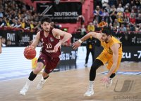 Basketball 1. Bundesliga 23/24: Tigers Tuebingen - FC Bayern Muenchen Basketball