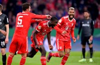 Fussball DFB Pokal Viertelfinale 22/23: FC Bayern Muenchen - SC Freiburg