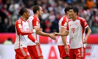 Fussball 1. Bundesliga 23/24: FC Bayern Muenchen - FC Augsburg