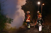 Brandserie: Schuppen-Brand in Rottenburg - Oberndorf