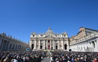 Vatikan, Rom Ostermesse 2023  Papst Franziskus I.