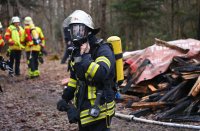 Erneuter Holzstapel-Brand in Rottenburg - Oberndorf