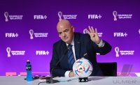 FUSSBALL WM 2022 Eroeffnung Pressekonferenz: FIFA Praesident Gianni Infantino (Schweiz)