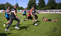 Fussball Relegation zur Regionalliga Sued 2024/2025
TSG Balingen - Tuerk Guecue Friedberg