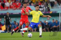 FUSSBALL WM 2022 Vorrunde: Brasilien - Schweiz